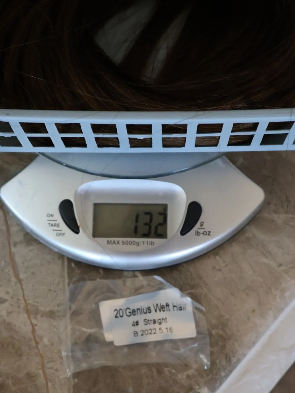 NEW 12A grade human hair genius weft level #4 brown 20